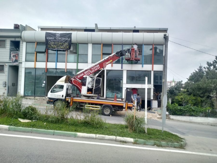 Nilüfer/Bursa  cam montaj çalışması