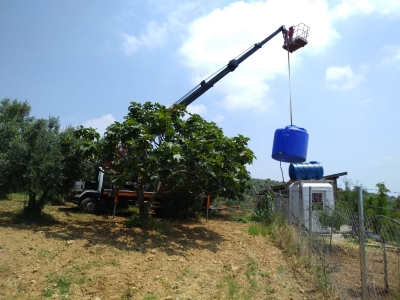 Nilüfer/Demirtaş Su Tankı Montaj Çalışması
